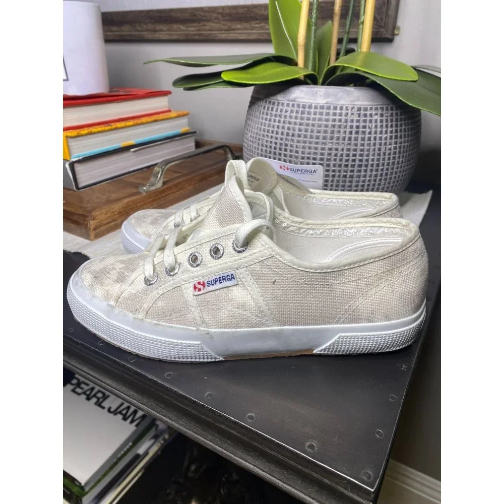 Superga 2750 Tie Dye Low Top Platform Sneaker Grey Women's Size 7 - Picture 5 of 12